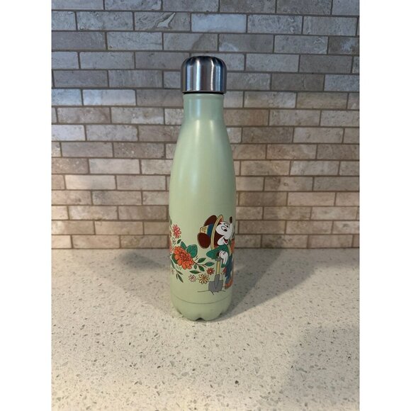 Mickey Mouse Grow Green 2022 Epcot Flower And Garden Metal Water Bottle Disney - Picture 3 of 4